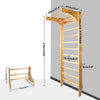 ZERRO Swedish Ladder Wall Bars Wooden Gymnastic
