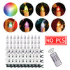 White LED Christmas Candle Lights 20 30 40 pcs