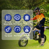 CCLIFE Elektro Motorrad Kinder Lithiumbatterie 36 V, Elektrisch Pocket Bike dirt bike