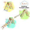CCLIFE Kletterdreieck mit Rutsche ab 1 Jahr Klappbar Montessori Klettergerüst Indoor Pikler Dreieck