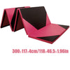 ZERRO Black&Rosy Red Foldable Gymnastics Mat