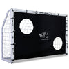 ZERRO Fussballtor Outdoor 180cm Weiss mit Torwand