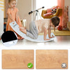 CCLIFE Balance Board Aus Holz Kinder Wackelbrett mit EVA matte, Montessori Spielzeug
