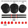 ZERRO Dumbbell Set with Handle Adjustable 2 x 10 kg 2 x 15 kg 2 x 20 kg