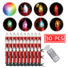 Red LED Christmas Candle Lights 20 30 40 pcs
