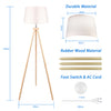 Modern Floor Lamp LED Wood