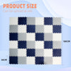 Puzzle Mats Blue&White&Grey