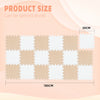 Puzzle Mats -White & Flesh