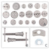 Universal Brake Caliper Rewind Tool Disc Brake Piston Spreader Brake Piston Wind Back Tool 22 pcs
