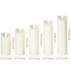 LED Candles Real Wax or Plastic 3/5 pcs