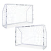 ZERRO Fussballtor Outdoor 240 x 85 x 160cm Weiss 2er