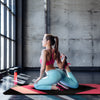 ZERRO Rosy Red & Black Foldable Gymnastics Mat