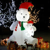 Self Inflating LED Bear Mama and Baby