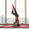 ZERRO Rosy Red & Black Foldable Gymnastics Mat