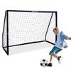 ZERRO Fussballtor Outdoor 240 x 85 x 160cm Schwarz mit Fußball