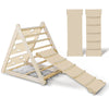 CCLIFE Kletterdreieck mit Rutsche ab 1 jahr Montessori  Klettergerüst Indoor