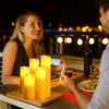 LED Candles Real Wax or Plastic 3/5 pcs