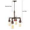 Pendant Light Water Pipe 4 Bulbs E27
