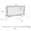 CCLIFE Bettgitter Bettschutzgitter 120 150 180 200cm Anti-Fall für Baby Kinder Babybettgitter Kinderbettgitter Sicherheitsschutz