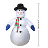 Self Inflating LED Snowman Polyester-Nylon