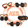 ZERRO Multifunctional Adjustable Weights Dumbbells & Kettle Set