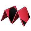 ZERRO Black&Rosy Red Foldable Gymnastics Mat