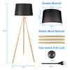 Modern Floor Lamp LED Wood