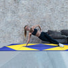 ZERRO Yellow & Blue Foldable Gymnastics Mat