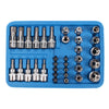T-Star Torx Bit and Socket Tool Set CRV 5/16" 3/8" 34 pcs