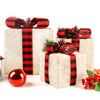 LED Christmas Light Up Sparkle Gift Boxes
