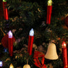 Red LED Christmas Candle Lights 20 30 40 pcs