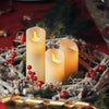 LED Candles Real Wax or Plastic 3/5 pcs