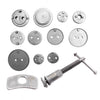 Brake Caliper Rewind Tool Disc Brake Piston Spreader Brake Piston Wind Back Tool 13 pcs