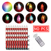 Red LED Christmas Candle Lights 20 30 40 pcs