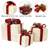 LED Christmas Light Up Sparkle Gift Boxes