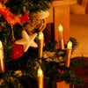 Gold LED Christmas Candle Lights 20 30 40pcs
