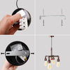 Pendant Light Water Pipe 4 Bulbs E27