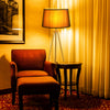 Modern Floor Lamp LED Wood