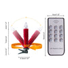 Red LED Christmas Candle Lights 20 30 40 pcs