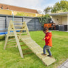 CCLIFE Kletterdreieck mit Rutsche ab 1 Jahr Klappbar Montessori Klettergerüst Indoor Pikler Dreieck