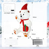 Self Inflating LED Plush Bear