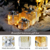 LED Christmas Light Up Sparkle Gift Boxes