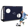 ZERRO Fussballtor Outdoor 180cm Schwarz mit Torwand und Fussball