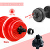 ZERRO Dumbbell Set with Handle Adjustable 2x10kg 2x15kg 2x20kg