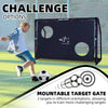 ZERRO Fussballtor Outdoor 180cm Schwarz mit Torwand und Fussball
