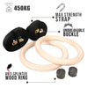ZERRＯ Wooden Gymnastic Rings