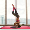 ZERRO Black&Rosy Red Foldable Gymnastics Mat