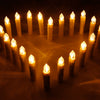 White LED Christmas Candle Lights 20 30 40 pcs