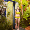CCLIFE Solardusche 35L mit Bodenplatte Solar Gartendusche Pooldusche Regendusche Außendusche Garten Brause warmes Wasser