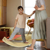 CCLIFE Balance Board Aus Holz Kinder Wackelbrett mit EVA matte, Montessori Spielzeug